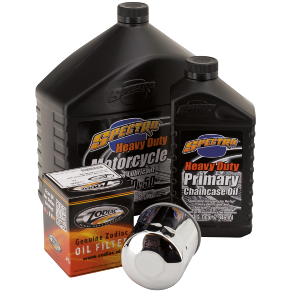 OIL CHANGE AND SERVICE KITS Evo Sportster oil service kit Chrome
