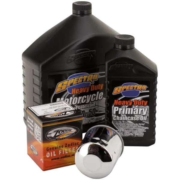 OIL CHANGE AND SERVICE KITS Evo Sportster oil service kit Chrome