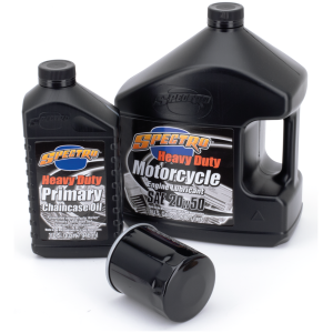 SERVICE KITS Evo Sportster oil service kit Black