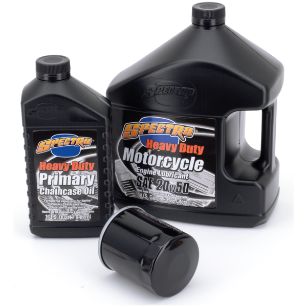 OIL CHANGE AND SERVICE KITS Evo Sportster oil service kit Black