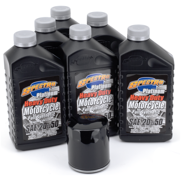 OIL CHANGE AND SERVICE KITS Twin Cam VSyn total oil service kit Blck