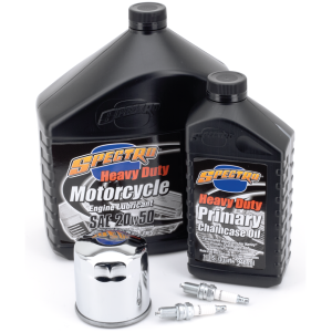 OIL CHANGE AND SERVICE KITS Evo Sportster Total service kit Chrome