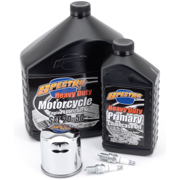 OIL CHANGE AND SERVICE KITS Evo Sportster Total service kit Chrome