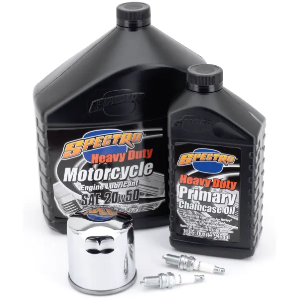OIL CHANGE AND SERVICE KITS Evo Sportster Total service kit Chrome