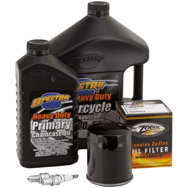 OIL CHANGE AND SERVICE KITS Evo Sportster Total service kit Black