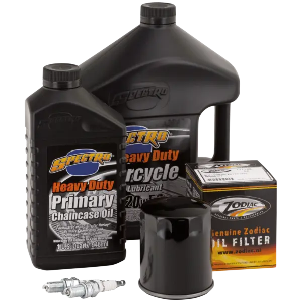 OIL CHANGE AND SERVICE KITS Evo Sportster Total service kit Black
