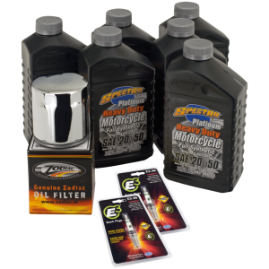OIL CHANGE AND SERVICE KITS Twin Cam VSyn total service kit Chrome