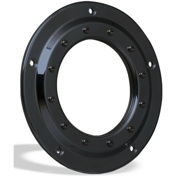C-THRU DERBY COVERS Ricks Clutch Cover Gloss Black TC99-17