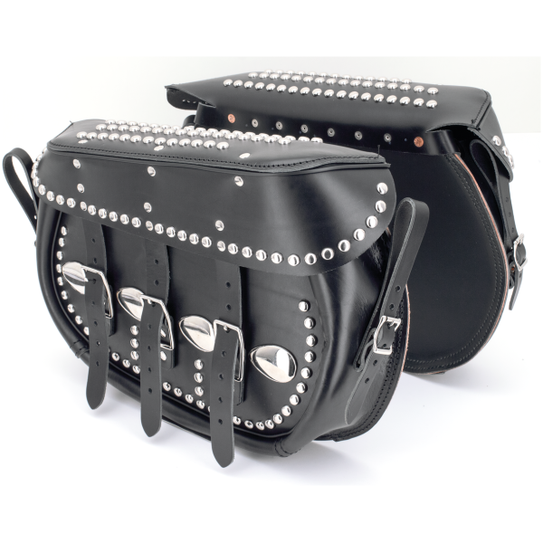 Kingsize saddlebag Softail mount B/Welt