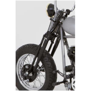 OLD STYLE SPRINGER FRONT FORKS Springer forks inline BT black L=22.75"