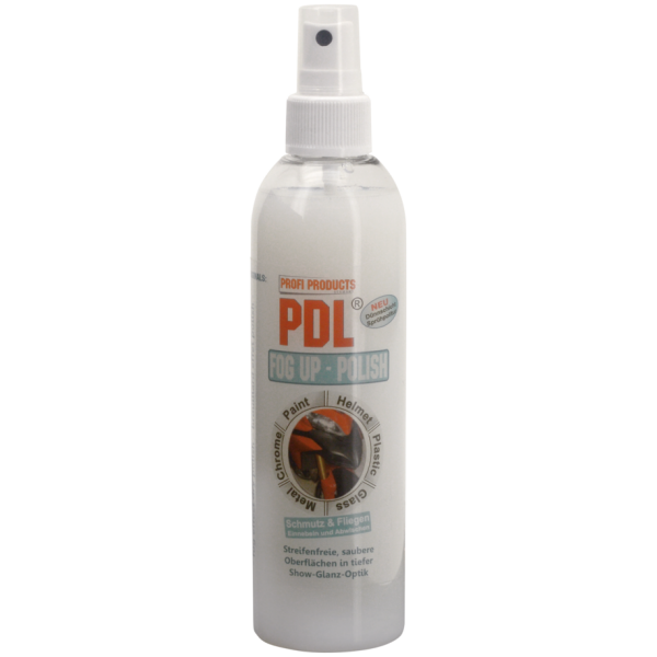 250ml PDL Fog Up quick cleaner and polis
