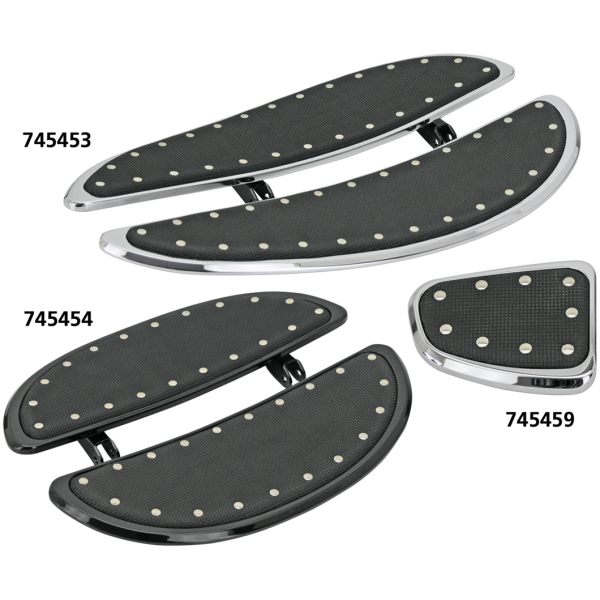 CYCLESMITHS BANANA FOOT BOARDS Banana footboard Chrome 14"