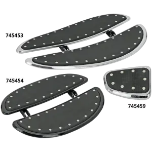 CYCLESMITHS BANANA FOOT BOARDS Banana style brake pedal cover black
