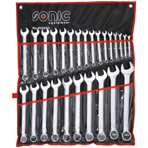 SONIC EQUIPMENT WRENCHES Combination wrench pouch metric 26pcs