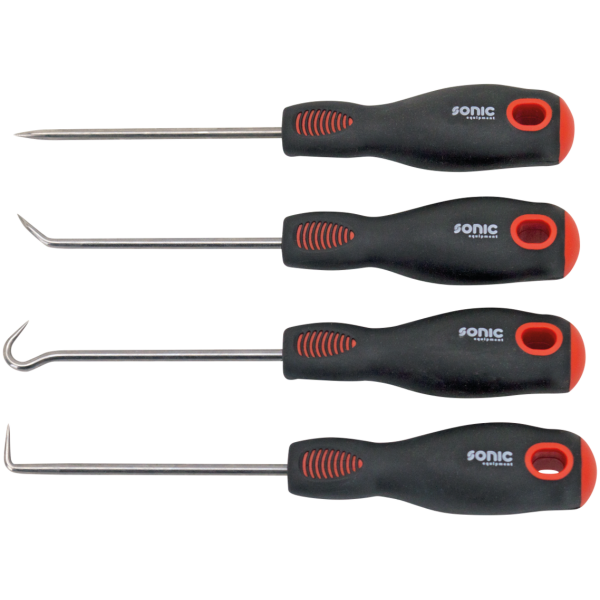 SONIC EQUIPMENT DENTAL PICKS Sonic 4Pc mini hook/pick set
