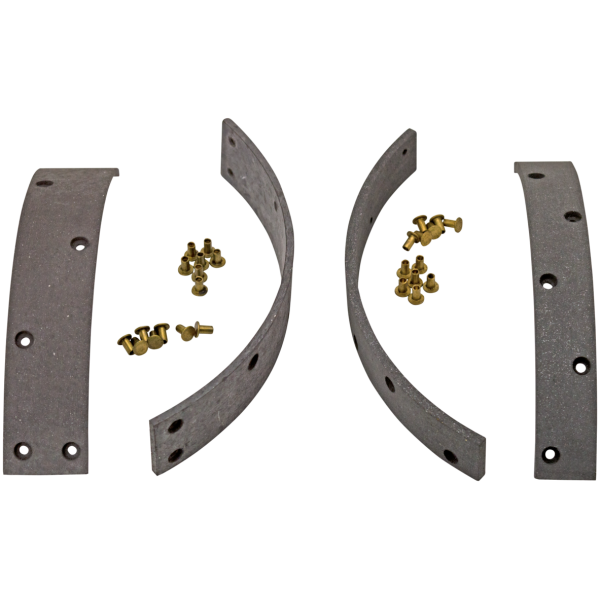 FRONT BRAKE 45CI MODELS Brake linings and rivets, front brake, W