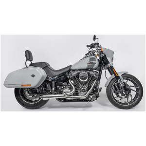 BLACK DUCK 2-INTO-1 FOR MILWAUKEE EIGHT SOFTAIL BD Fighter 2-1 Black ST18-Up E5