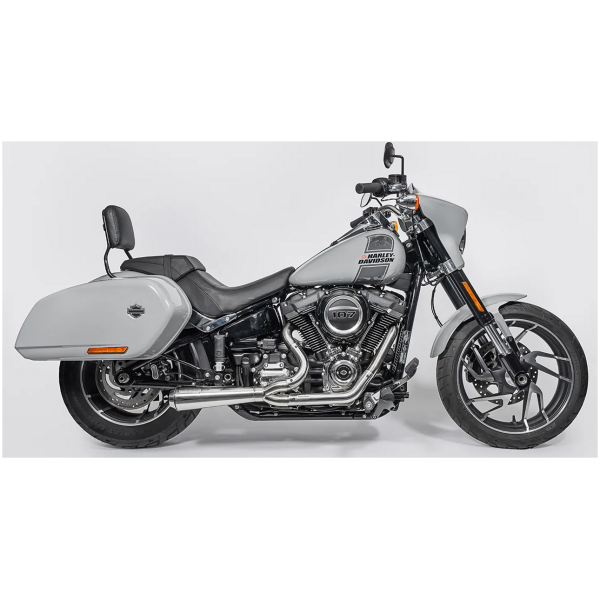 BLACK DUCK 2-INTO-1 FOR MILWAUKEE EIGHT SOFTAIL BD Fighter 2-1 Black ST18-Up E5