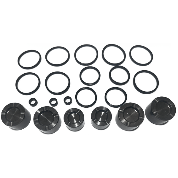 REBUILD KIT FOR TRIKE FRONT BRAKE CALIPERS Rebuild kit 6-piston caliper Trike14-18