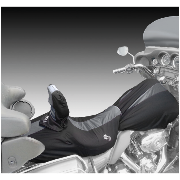 BIKESHEATH MODULAR MOTORCYCLE COVERS Bikesheath Seat/tankcover L blk/grey