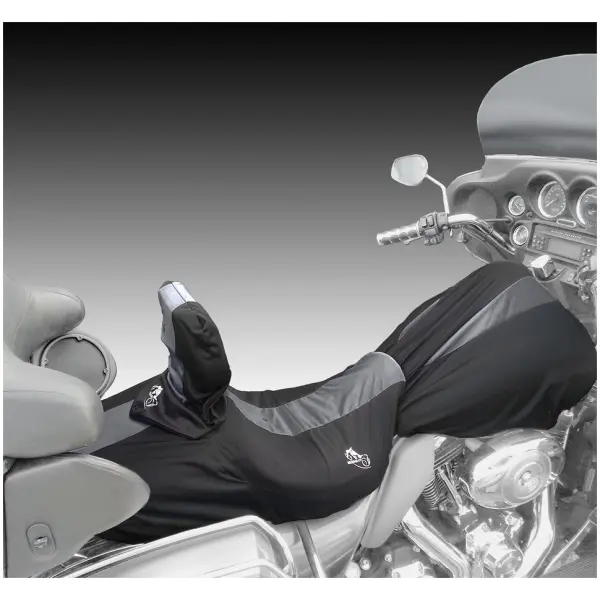 BIKESHEATH MODULAR MOTORCYCLE COVERS Bikesheath Seat/tankcover L blk/grey