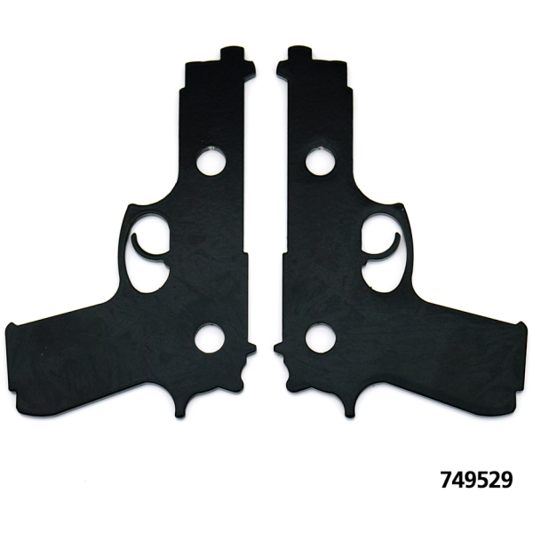 DESIGN TANK LIFT KITS FOR SPORTSTER Beretta 2" Tankrisers black