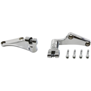 DELUXE PASSENGER PEG RELOCATION BRACKETS FOR SOFTAIL Rear Footpeg Mounts Chrome FXST86-06