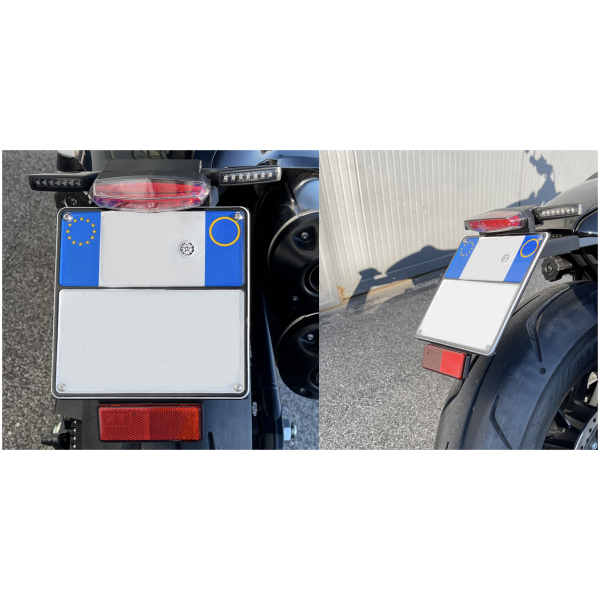 MCJ REAR FENDER LICENSE PLATE HOLDER FOR SPORTSTER RH1250S MCJ Lic. Plate Holder RH1250S21-Up