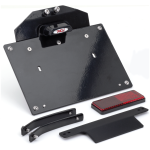 MCJ LIGHTED LICENSE PLATE BRACKETS FOR MILWAUKEE EIGHT SOFTAIL MCJ Lic. Plate Holder FLSB18-Up