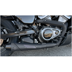 MCJ ADJUSTABLE 2-INTO-1 EXHAUST FOR RH975 NIGHTSTER MCJ 2-1 975RH22-Up Chrome
