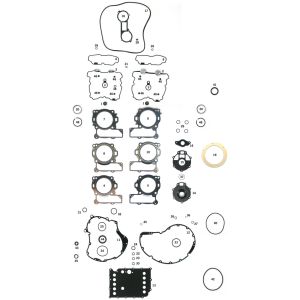 GASKET KITS, GASKETS, SEALS AND O-RINGS FOR V-ROD 5pck PLUG ASSY