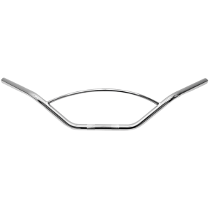 FEHLING 1" CLASSIC MOTO CROSS STYLE HANDLEBARS Fehling CL 3 hole 1" h/bar Chr w/roundbr