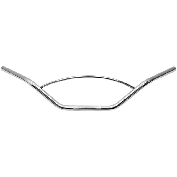 FEHLING 1" CLASSIC MOTO CROSS STYLE HANDLEBARS Fehling CL 3 hole 1" h/bar Chr w/roundbr