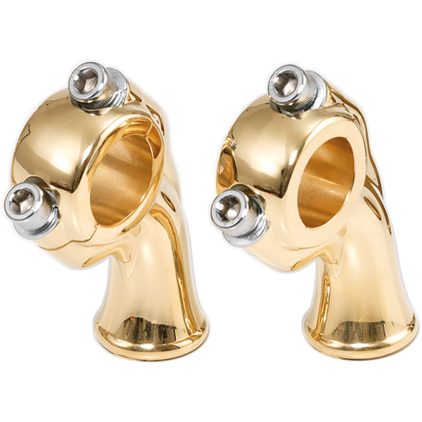 KUSTOM TECH DELUXE RISERS K-Tech Deluxe risers polished brass