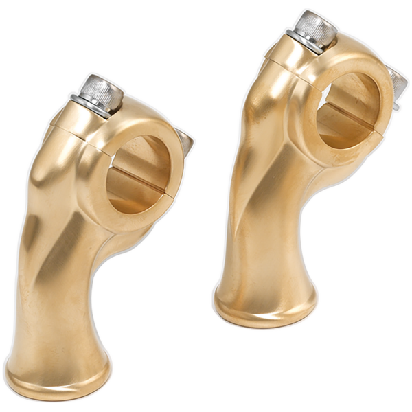 KUSTOM TECH DELUXE RISERS K-Tech Deluxe risers satin brass