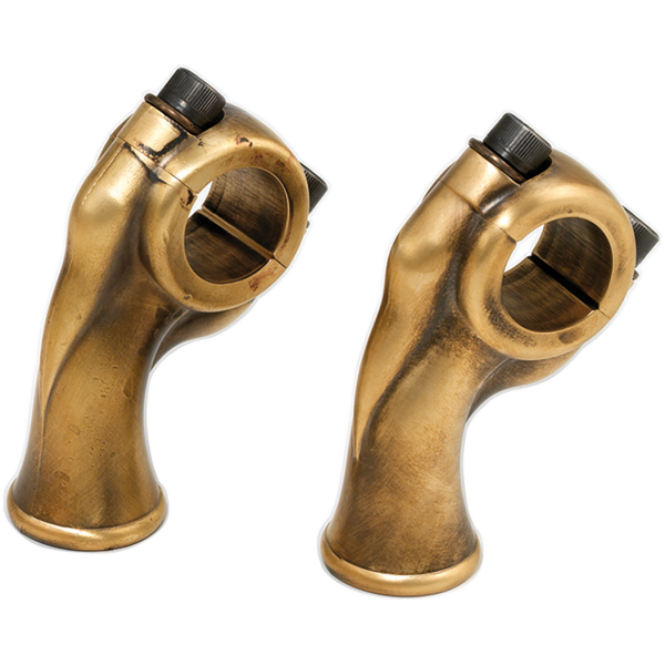 KUSTOM TECH DELUXE RISERS K-Tech Deluxe risers raw brass