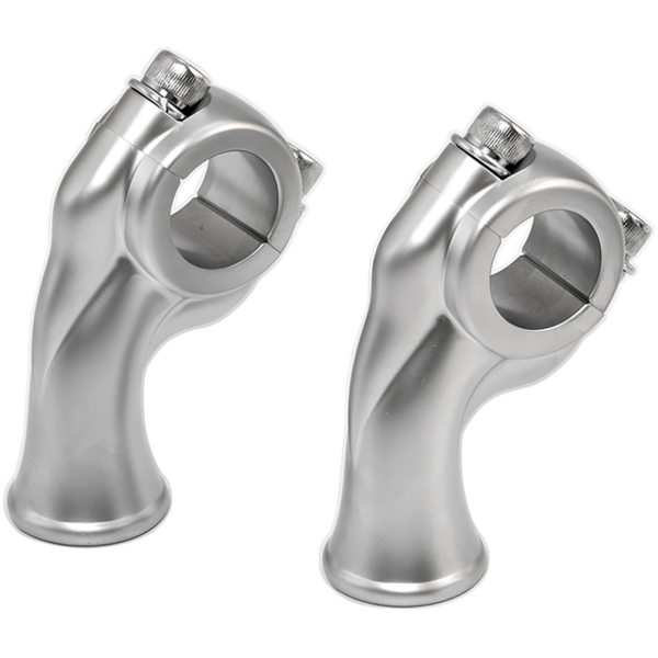 KUSTOM TECH DELUXE RISERS K-Tech Deluxe risers satin chrome