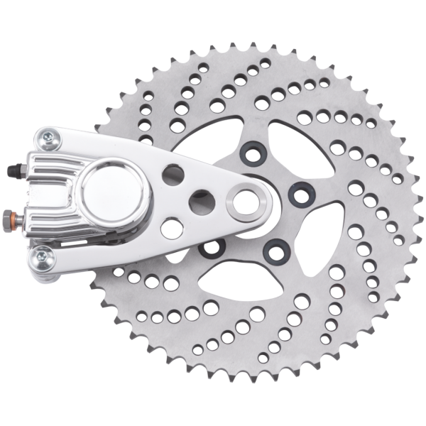 KUSTOM TECH CHOPPER SPROCKET BRAKE KIT K-Tech Chopper sprocket brake kit polish