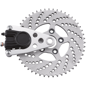 KUSTOM TECH CHOPPER SPROCKET BRAKE KIT K-Tech Chopper sprocket brake kit black