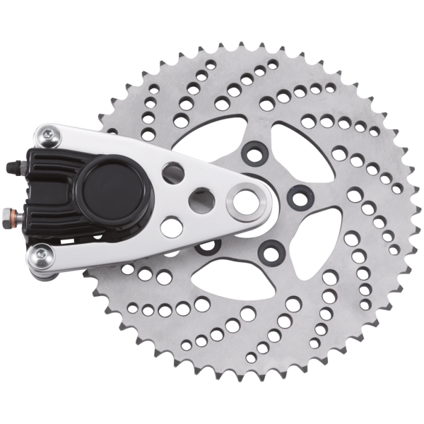 KUSTOM TECH CHOPPER SPROCKET BRAKE KIT K-Tech Chopper sprocket brake kit black