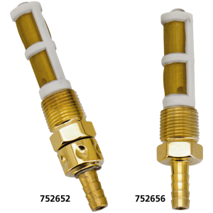 KUSTOM TECH CUSTOM PETCOCK K-Tech 3/8"NPT polished brass petcock