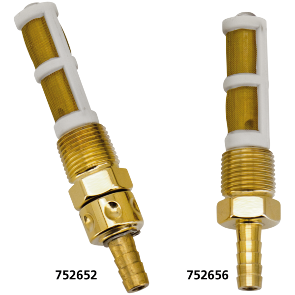 KUSTOM TECH CUSTOM PETCOCK K-Tech 3/8"NPT polished brass petcock