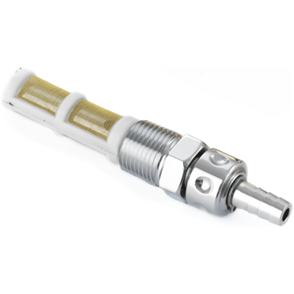 KUSTOM TECH CUSTOM PETCOCK K-Tech 3/8"NPT Chromed brass petcock