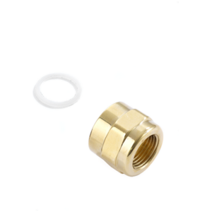 KUSTOM TECH CUSTOM PETCOCK M22 to 3/8"NPT polish brass adapter