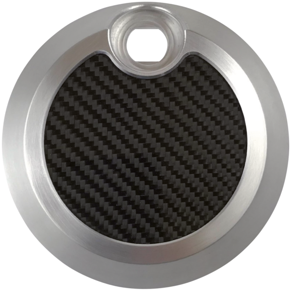 BRASS BALLS CYCLES FUEL DOORS & DASH INSERTS Fuel Door FLH/T08-UP Natural with Carbon