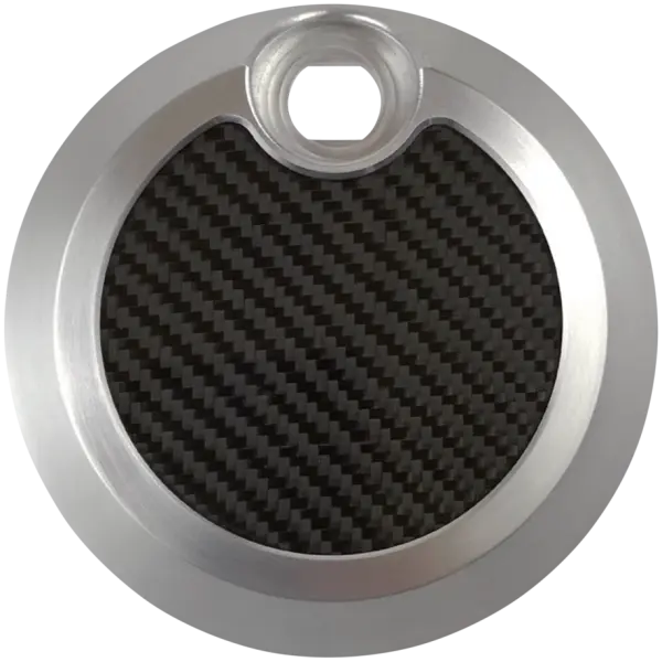 BRASS BALLS CYCLES FUEL DOORS & DASH INSERTS Fuel Door FLH/T08-UP Natural with Carbon