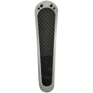 BRASS BALLS CYCLES FUEL DOORS & DASH INSERTS Tank Panel FLH/T08-UP Natural with Carbo