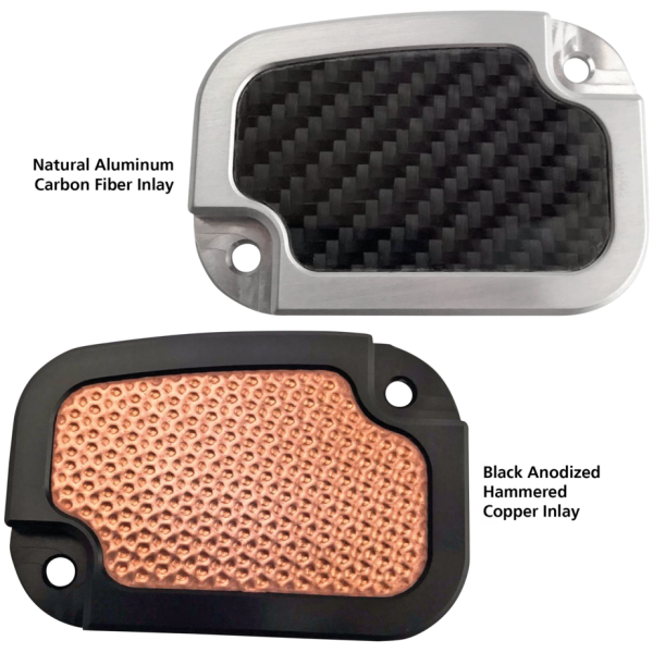 BRASS BALLS CYCLES CLUTCH & MASTER CYLINDER COVERS Master Cyl Cover XL04-17 Knurled Natural