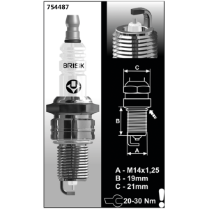 BRISK SPARK PLUGS 4Pck Brisk LR14YS Spark plug