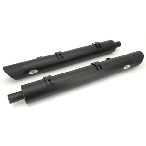 V-PERFORMANCE  SLIP-ON MUFFLERS FOR INDIAN POWERPLUS & THUNDERSTROKE Twin Chr mfflr set D. 100mm BANGER Chief